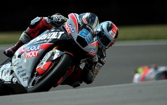 HOHENSTEIN-ERNSTTHAL, GERMANY - JUNE 30:  Marcel Schrotter of Germany and Dynavolt Intact GP rounds the bend during the MotoGp of Germany - Free Practice  at Sachsenring Circuit on June 30, 2017 in Hohenstein-Ernstthal, Germany.  (Photo by Mirco Lazzari gp/Getty Images)