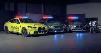 BMW M1000RR and M car safety car