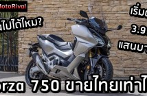 Honda Forza 750 thai price predict